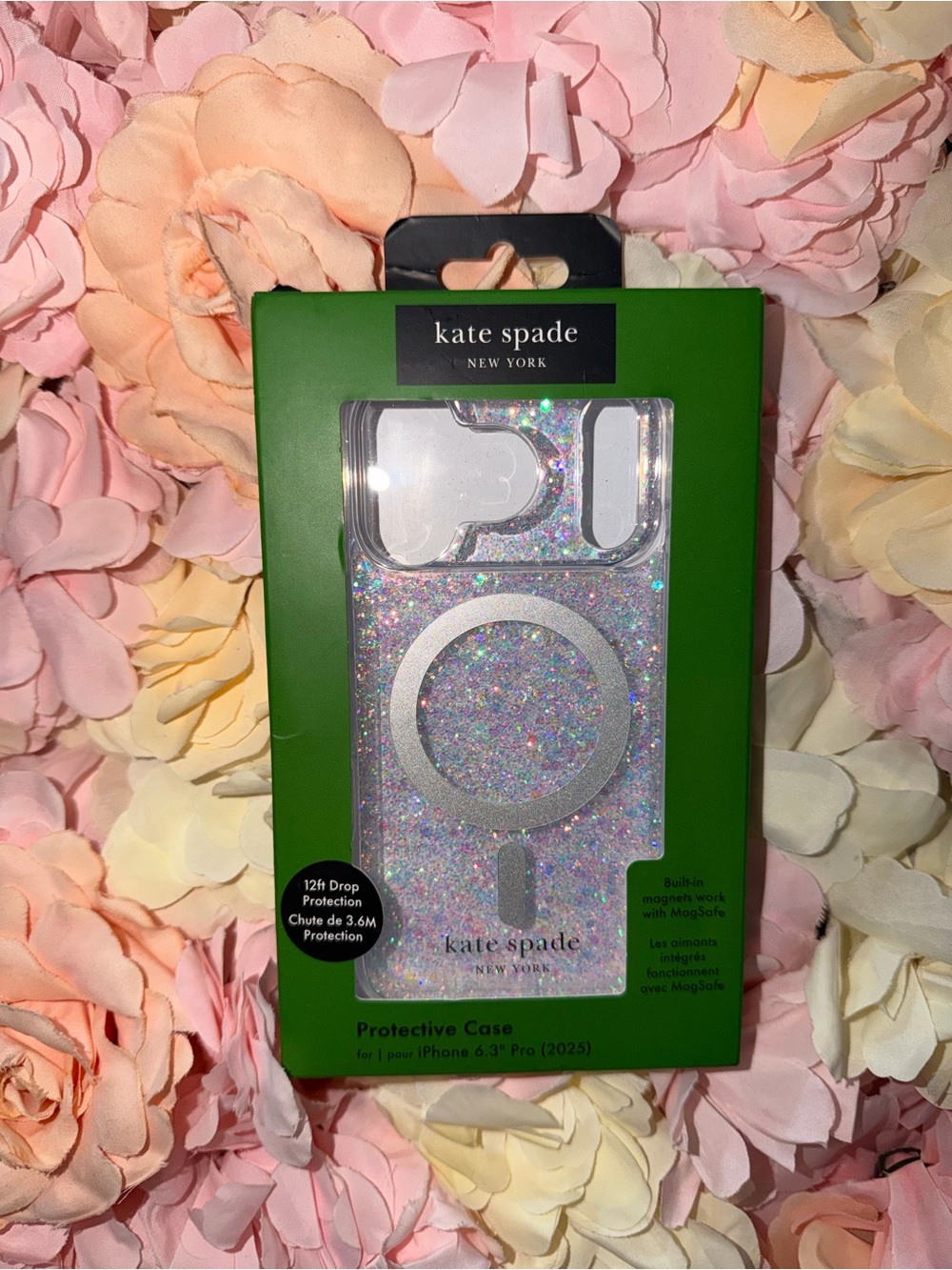 kate spade Sparkle Glitter Protective Case for iPhone 17